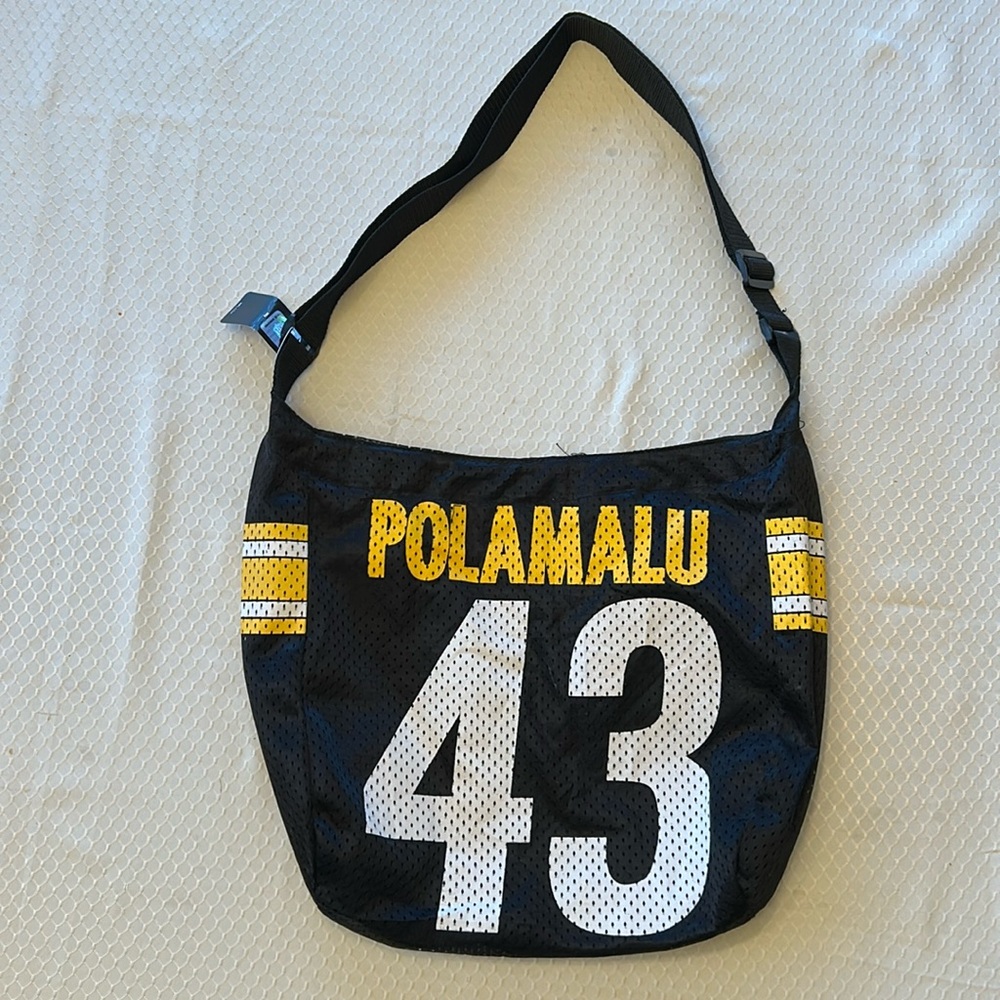 NFL Pittsburgh Steelers Jersey Tote Troy Polamalu #43